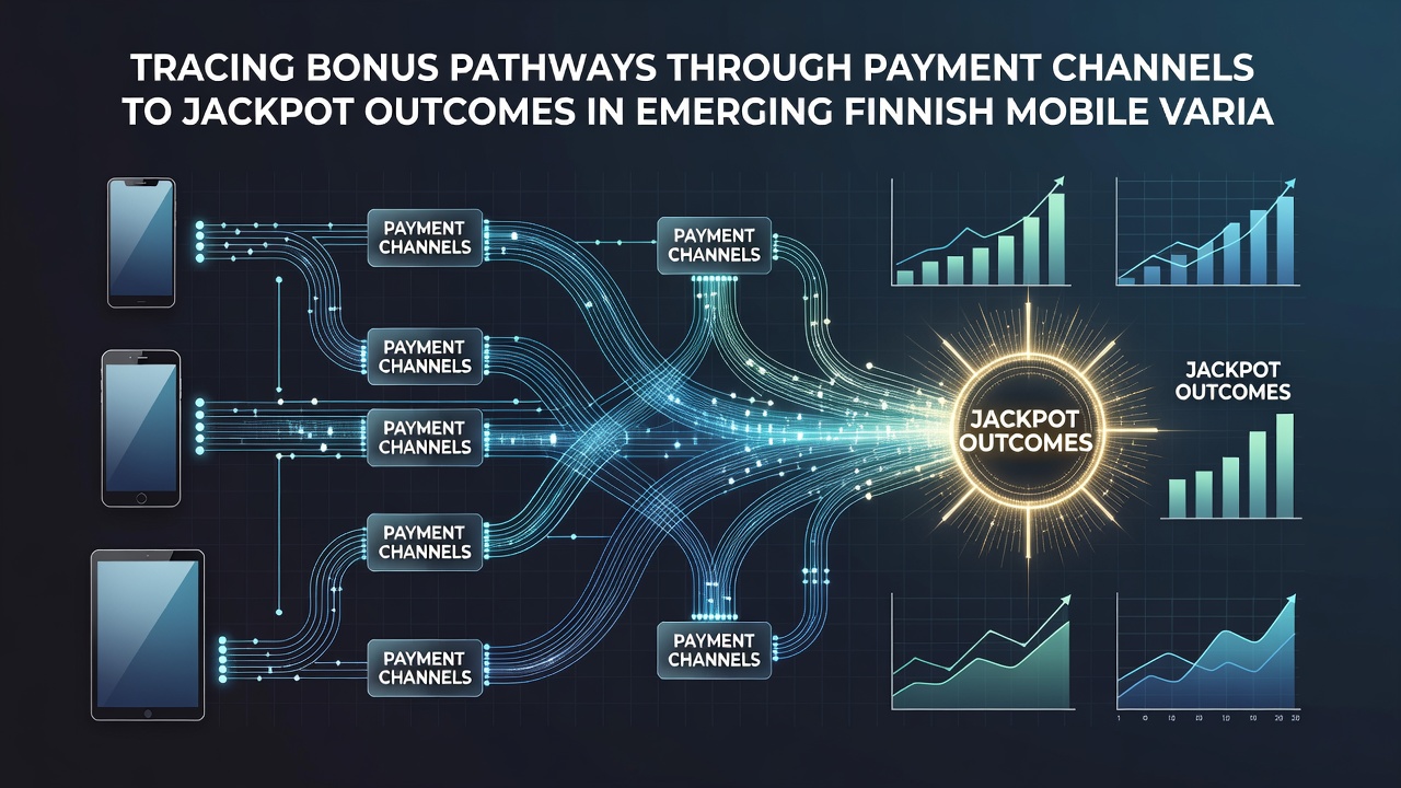 Flowchart illustrating how mobile bonuses convert into jackpot contributions through Finnish payment systems