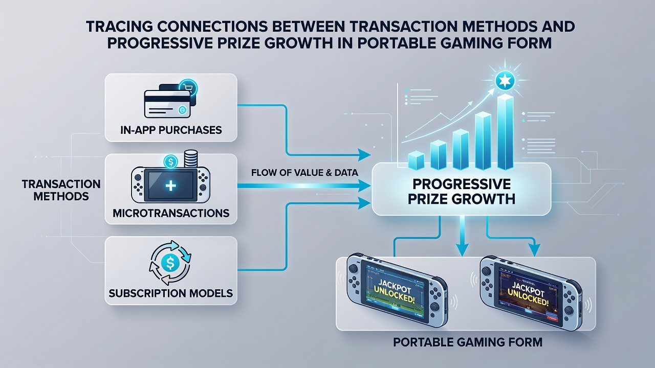 Analytics dashboard displaying progressive prize growth curves linked to different mobile payment methods over time
